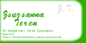 zsuzsanna terem business card